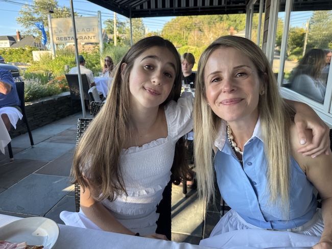 Laia's graduation dinner at La Plage restaurant